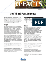 Soil PH and Plant Nutrients