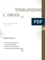 Antihyperlipidemi C Drugs: Assist. Prof. Dr. Saad Badai M.B.CH.B, PH.D