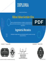 Milton Fabian Gortaire Silva: Diploma