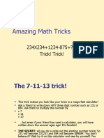 Amazing Math Tricks