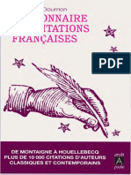Jean-Yves Dournon - Dictionnaire Des Citations Françaises