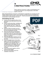 Chq-Adaptor Installation Instructions: Hochiki Europe (UK) LTD