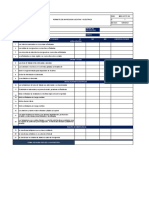 Formato de Inspección Locativa y Electrica