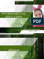 Environmental Education: Princess Anne Galaroza Acut
