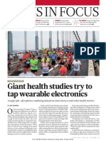 News in Focus: Giant Health Studies Try To Tap Wearable Electronics