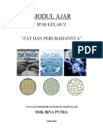 Zat Dan Perubahannya - Modul Ajar IPAS