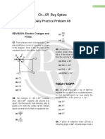Ch-09 Ray Optics: Daily Practice Problem 08