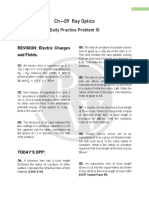 Ray Optics - DPP 10 (Of Lecture 23)