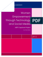 Women Empowerment Through Technology and Social Media: Ebanese Merican University