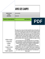 Formato de Diario de Campo