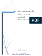 Modélisation Des Structures Sur Logiciel CBS Robot