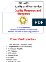 Power Quality Measures and Standards
