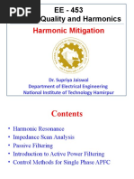 EE - 453 Power Quality and Harmonics: Harmonic Mitigation