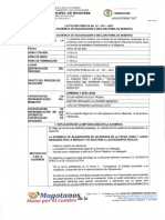 Acta de Audiencia de Adjudicación o Declaratoria Desierta