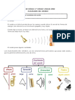 Guía de Música 2° Básico Unidad Cero Cualidades Del Sonido