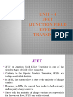 Unit - 4 Jfet (Junction Field Effect Transistor)