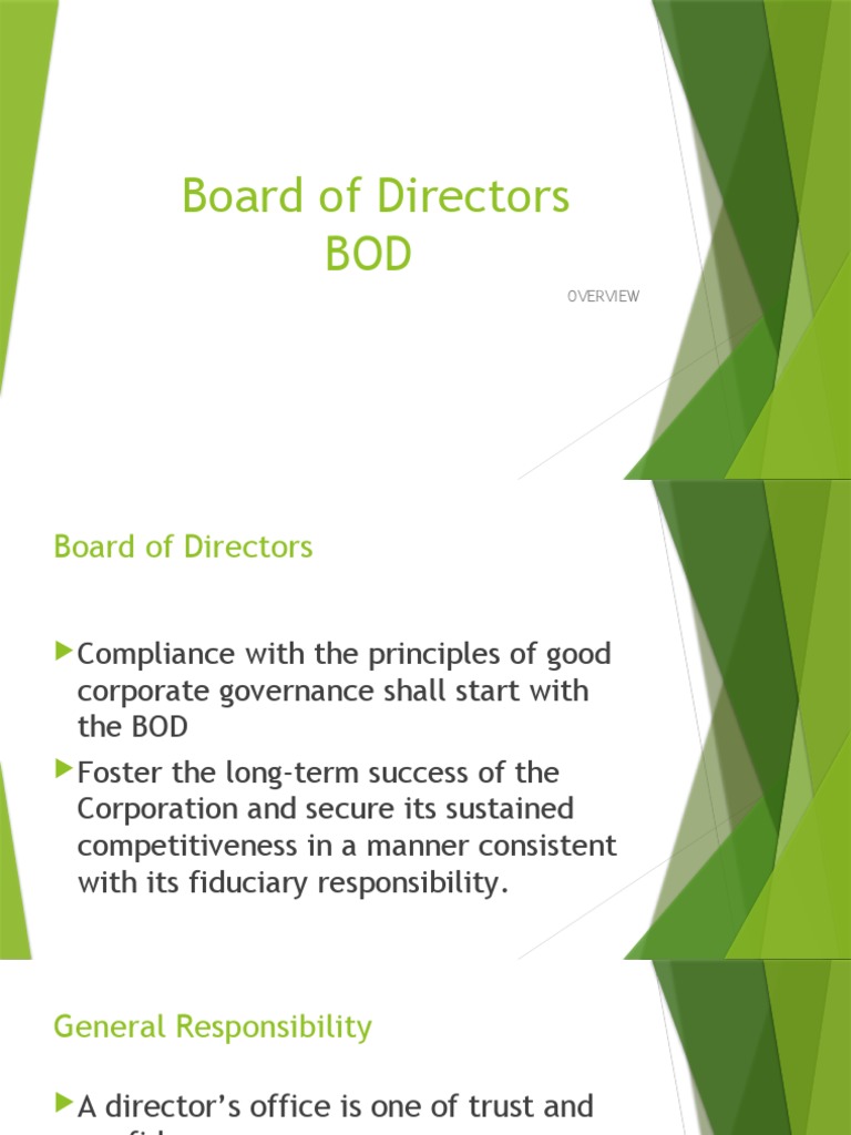 Board of Directors PDF Audit Board Of Directors