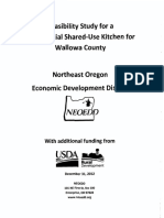 Wallowa County Commercial Kitchen Feasibility Study