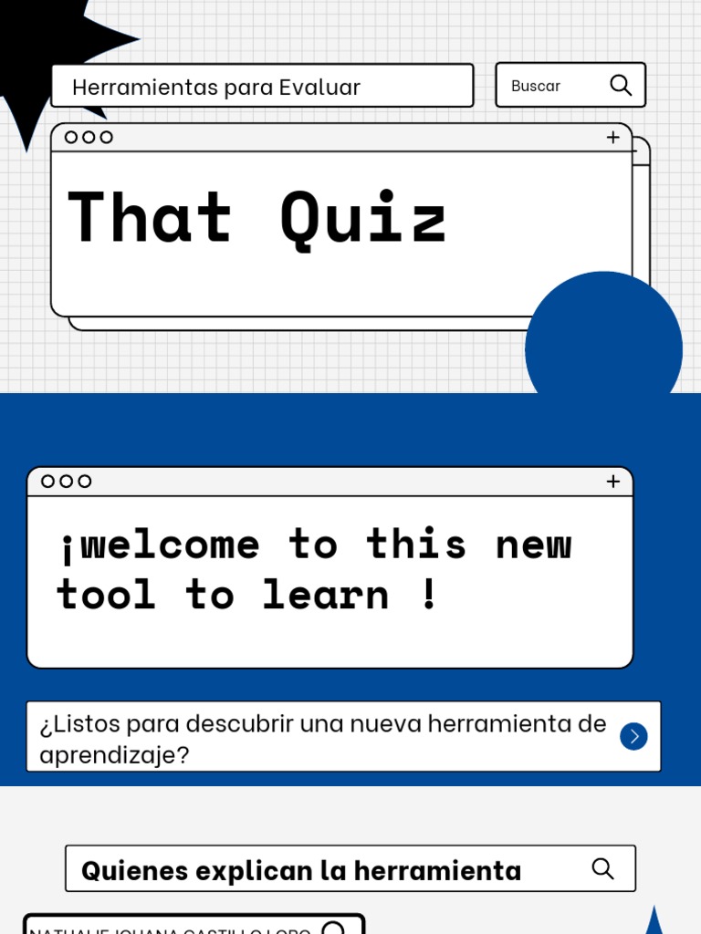 ThatQuiz: Herramienta de Evaluación Educativa | PDF | Prueba ...