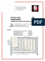 Laboratorio de pérdidas por fricción en tuberías