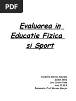 32118012 Evaluarea In Educatie Fizica Si Sport