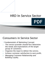 HRD in Service Sector: Class 2