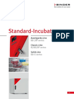 Standard-Incubators: Avantgarde - Line Classic - Line Solid - Line