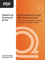 Conflicto Palestino Israeli Mas Proceso