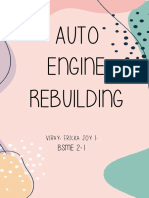 Auto Engine Rebuilding: Viray, Ericka Joy I. BSME 2-1