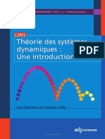 Théorie Des Systèmes Dynamiques: Une Introduction