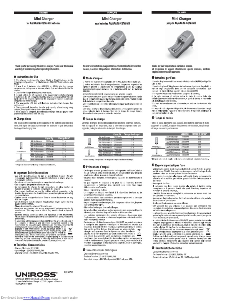 Mini Charger | PDF