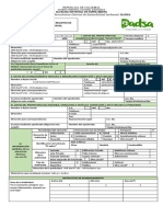 Formato Unico de Pev Dadsa