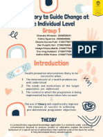 Using Teory To Guide Change at The Individual Level: Group 1