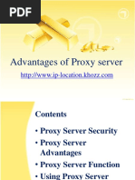 Advantages of Proxy Server