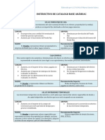 Instructivo de Catalogo