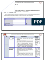 Informe Descriptivo Del Logro de Las Competencias