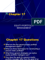 Chapter 17 Equity Portfolio Management Strategies