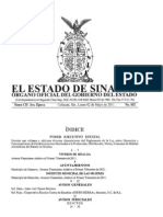 Decreto Que Prohíbe Narcocorridos en Sinaloa