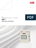 Remote Controller: Abb Me A Surement & Analy Tics - Data Sheet