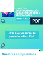 Curso de Profesionalización Recicladores