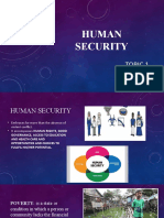 Human Security: Topic 1
