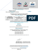 Certf Conductor Acsr Calibre 6awg Al 2312 KCML