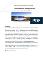 Práctica 2 - Ecol&EcoD 2021-2 Ecosistema acuático continen0tal