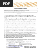 PRUEBA and ANSWERS (Brand Fans) Instrucciones: A) Duración: 1h30m. B) No Se Permite El Uso de Diccionario