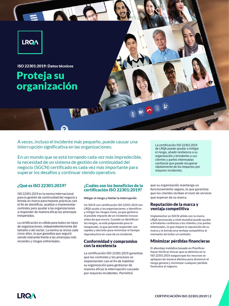 FINAL LRQA SP LR ISO 22301 2019 Datasheet Final | PDF | La seguridad ...
