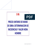 S 08-Costos-Precio Unitario de Mano de Obra