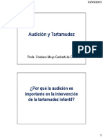 Audición y Tartamudez Características de La Tartamudez