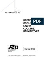 1995 Standard For: Refrigerant-Cooled Liquid Coolers, Remote Type