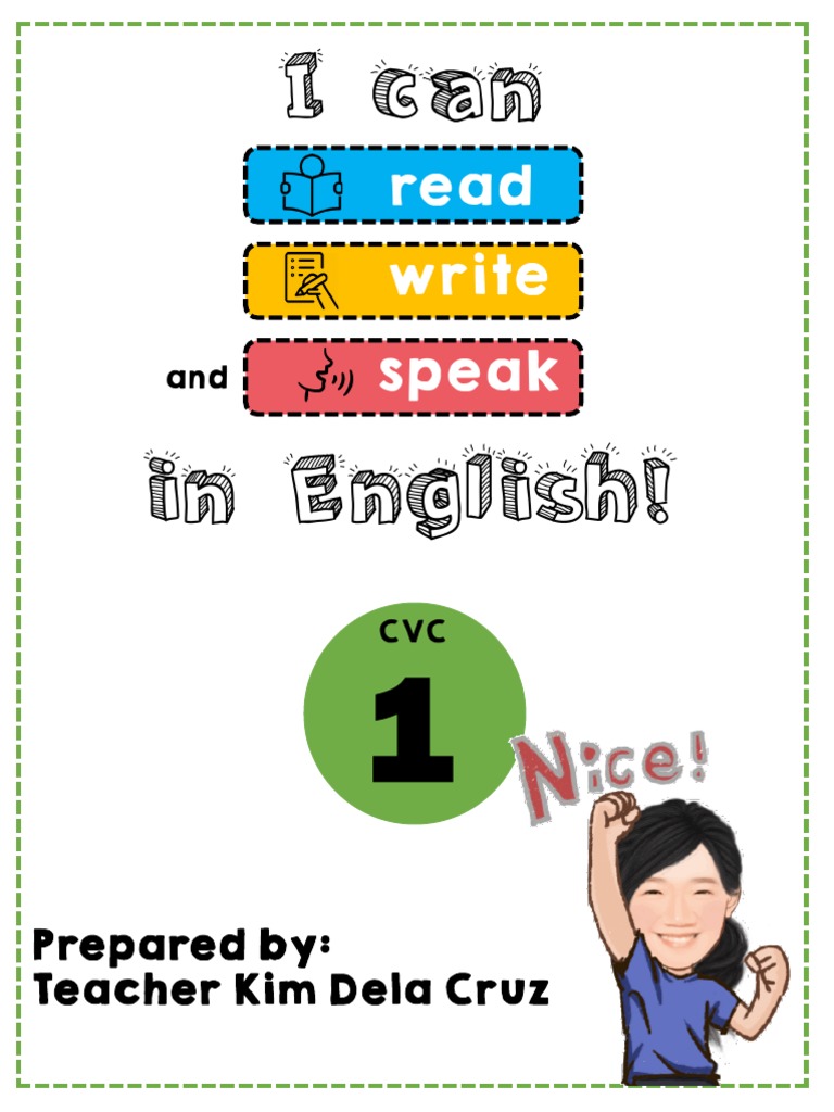 I Can Read, Write, and Speak in English - 1 | PDF | Punctuation