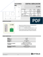 Manual de Instrucciones Sistema SMC: Central Señalización